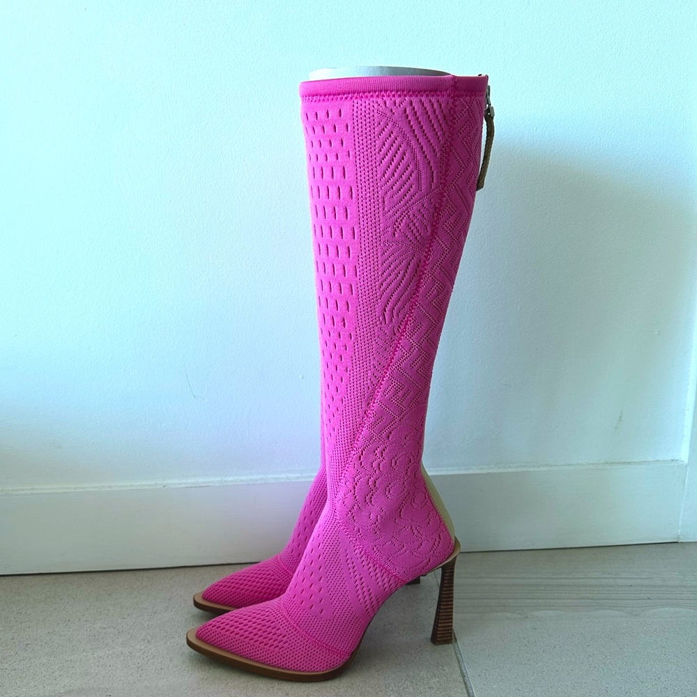 Fendi Barbie Pink Tall Boot